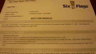 一日利用券の代金で年間パスポートゲット