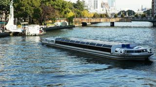 大阪、水上バス「アクアライナー」（２００８年１２月）