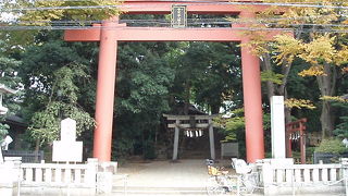 源義家が奥州内乱をとりしずめて建てた、世田谷八幡宮