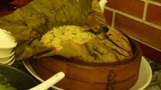 蒸しチャーハンと餃子