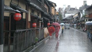 花見小路ではお花見はできません