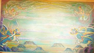 倉敷美観地区 の天女壁画