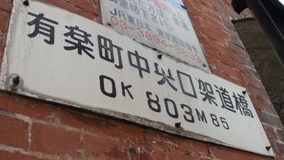 レンガ作りの高架線が美しい、有楽町中央口架道橋、有楽町駅の巻