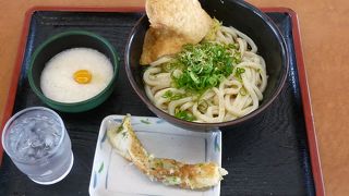 うどんがしこしこしておいしかった