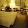 広い部屋のホテルでした