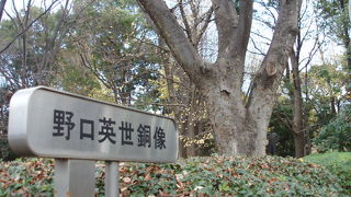 野口英世の像が近くにある国立科学博物館 、上野公園散策の巻