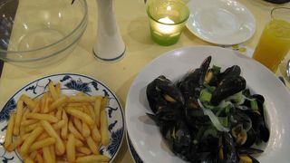 ムール貝のお得なランチセット！