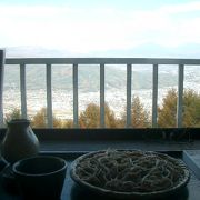 峠の茶屋ー最高の景色を見ながらうまい蕎麦を食う