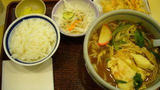 リーズナブルな『みそきしめん定食』はいかが？