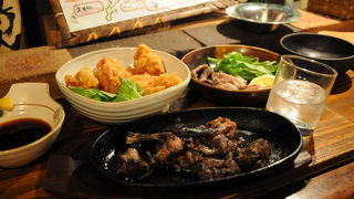 駅前にある地鶏の店