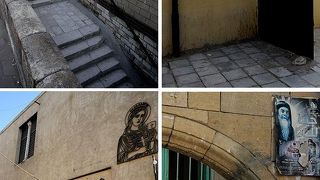 オールド・カイロにあるベン・ズエラ・シナゴーグや聖バーバラ教会の辺り