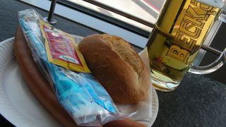 フランクフルトの乗り継ぎでドイツビール
