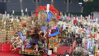 グランドが占領されていた山車が立つ東京ドーム、水道橋散策の巻