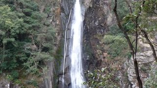 落差83ｍの豪快な滝 『西椎屋の滝』
