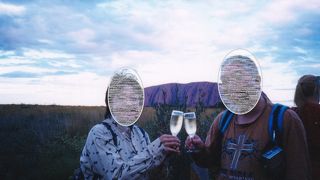 すばらしいサンセットがいいつまみに