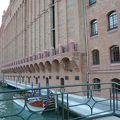 ベニスの雰囲気ある水の中の静かなホテルでした