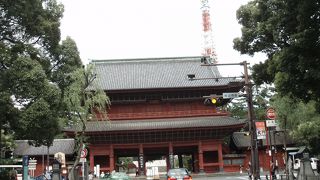 三解脱門から見る東京タワー、増上寺散策の巻