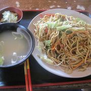 黒島　味処はとみの　焼きそば大盛り