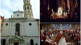 映画「シシィ」 ウェディングシーンのロケ地　Michaelerkirche