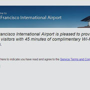 SFO(サンフランシスコ空港)で無料無線インターネット(WiFi)