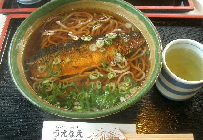 うえなえ。おそばやさん。