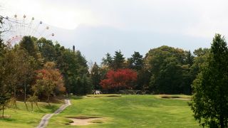 浅間山が綺麗に見えるゴルフコース