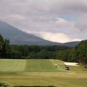 富士山が綺麗に見えるゴルフコース