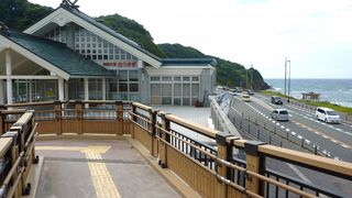道の駅の横の海岸