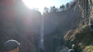 日本三名瀑のひとつ　エレベーターで近くに行けます