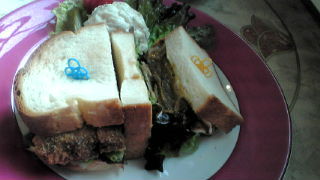 雰囲気もさることながら、サンドイッチが絶品!!