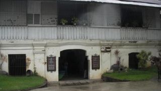 ビガンの町の中央歩いて直ぐ