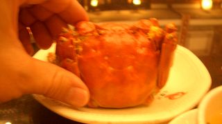 上海蟹のフルコースを食べました