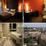 シオンの丘やオリーブ山、ヤッフォ門の辺りが見えるDAN　BOUTIQUE　HOTEL　JERUSALEM