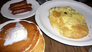 地元の人に大人気のパンケーキ屋さん