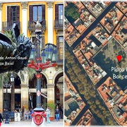 ガウディの初めての建築家としての仕事を見に・・　Fanal de Gaudi, Placa Reial