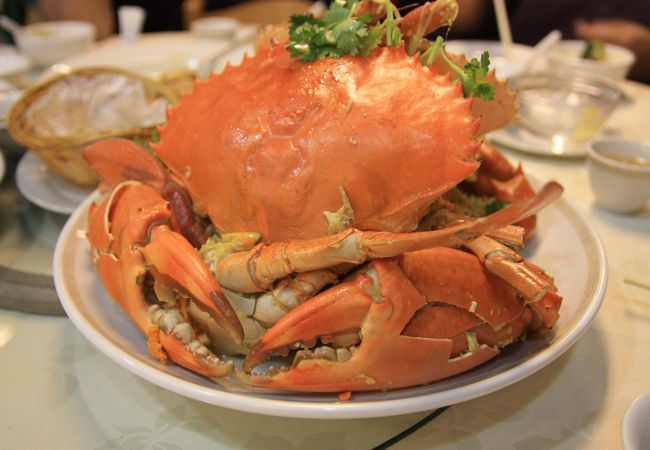 ○ ディナーは友人とシーフード 「明記活海鮮（Ming Kee Live Seafood）」