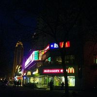 ホテルから直ぐのマグドナルド