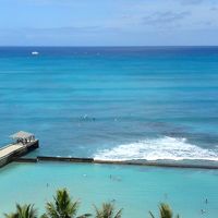 ベランダから正面