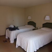 シングル×２の部屋で少し狭いと感じました