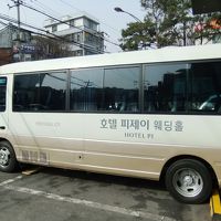 無料の巡回バスは便利