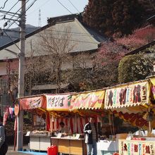 屋台が出ています。