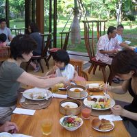 レストランは開放的でgood