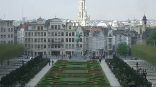 ブルッセルの街が見渡せます