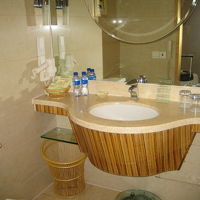 バスルームはこんな感じ　アメニティも一式そろっています