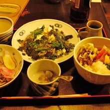 地主そばとそばぜんざい