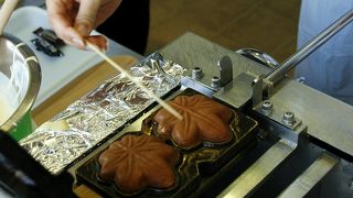 もみじ饅頭の手作り体験できます！