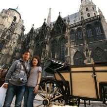 超広角レンズでもてっぺんまで収まりきらない大きさ！