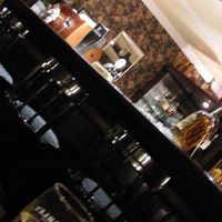 ウェルカムドリンクを頂いたバー