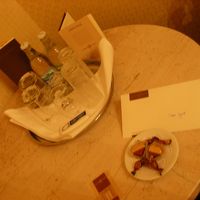 ウェルカムチョコにも少々高級感がある