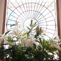 フロントのお花がキレイでした☆